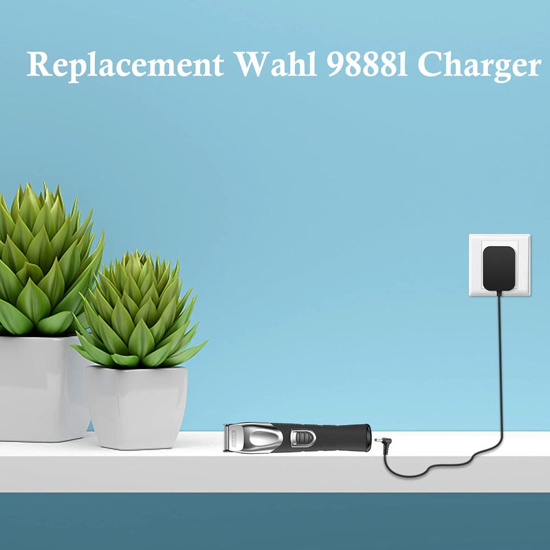 VHBW for Wahl Trimmer Charger 4V Power Cord for Wahl 9818 9818L 9888L 9916D 9918D 9685 Groomer Clipper 9854-600 9855 79600-2101 S004mu0400090 - Image 3